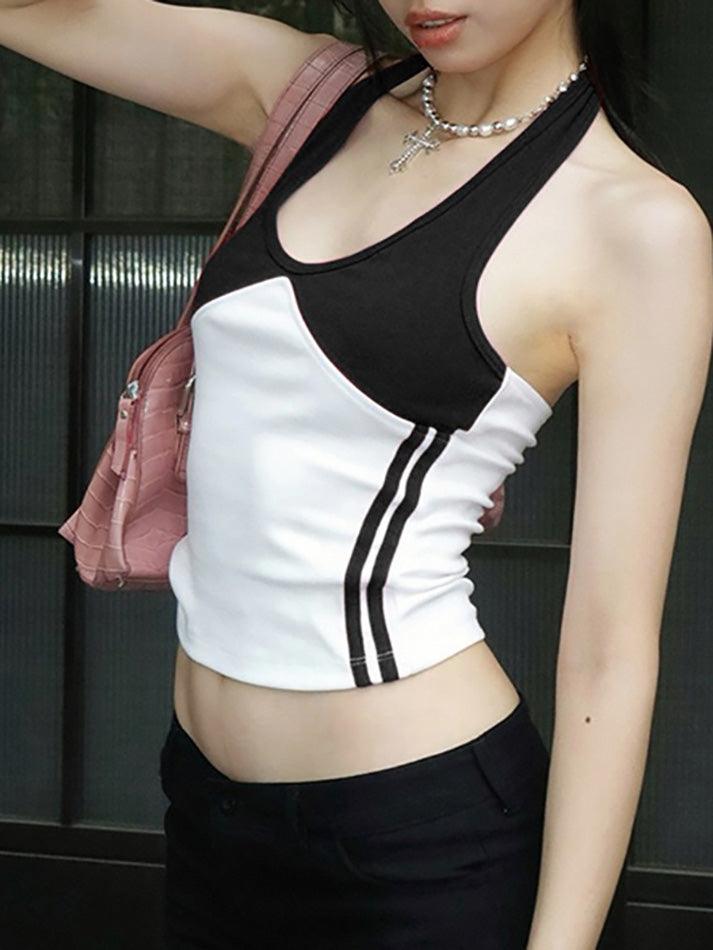 V-Neck Halter Slim Tank top