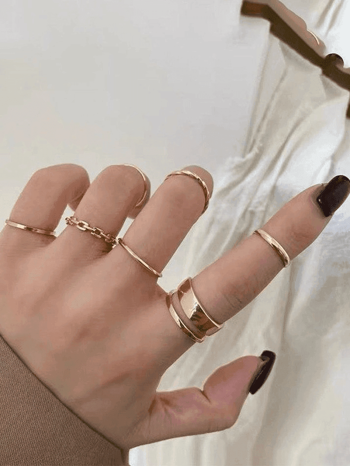 7pcs Simple Joint Finger Ring - AnotherChill