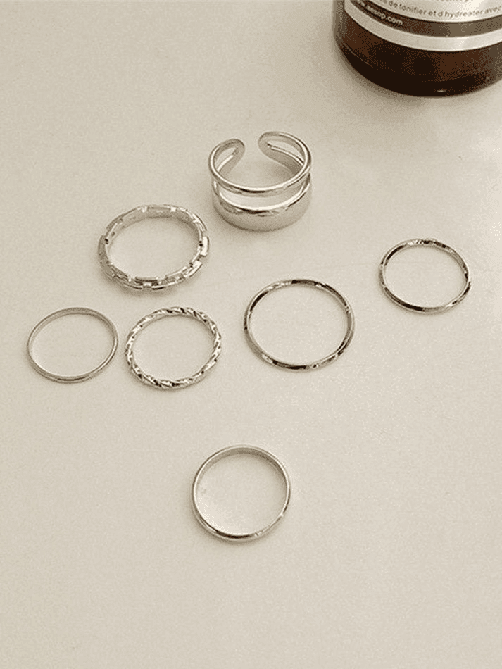 7pcs Simple Joint Finger Ring - AnotherChill