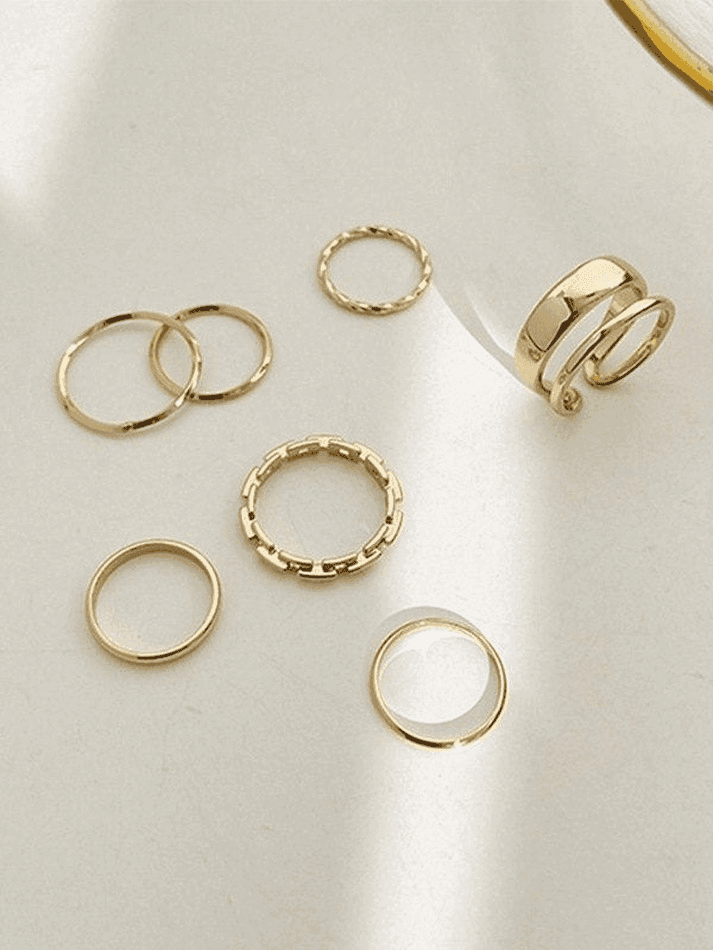 7pcs Simple Joint Finger Ring - AnotherChill