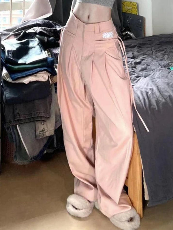 Pink Street Tailored Pants - AnotherChill