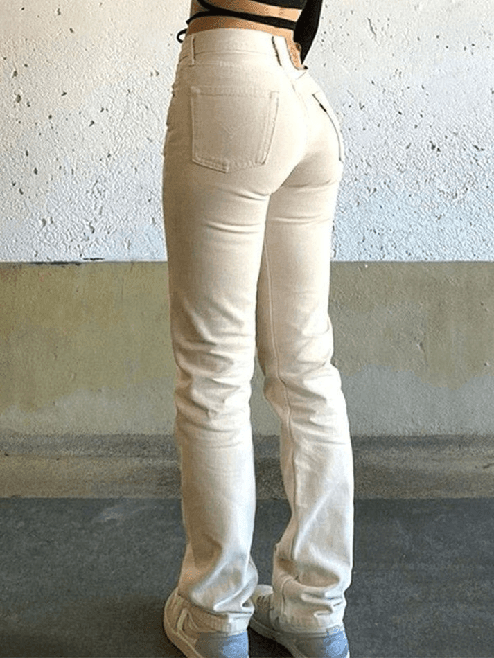 90s Vintage Straight Boyfriend Jeans - AnotherChill