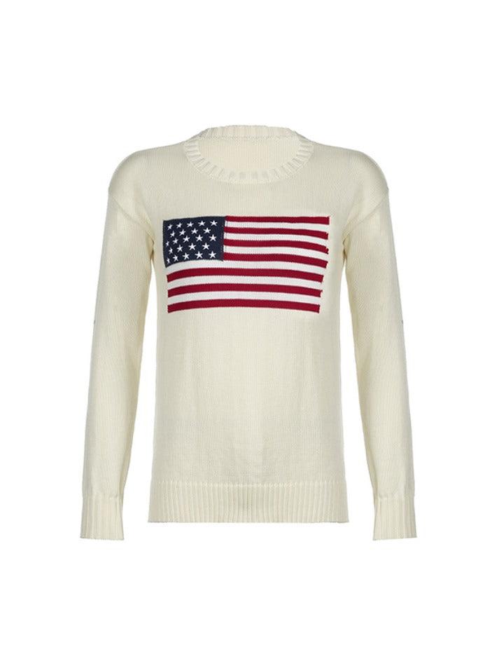 USA Flag Knitted Sweaters