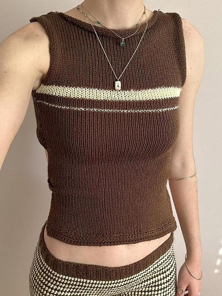 Vintage Crew Neck Pullover Sweater Vest