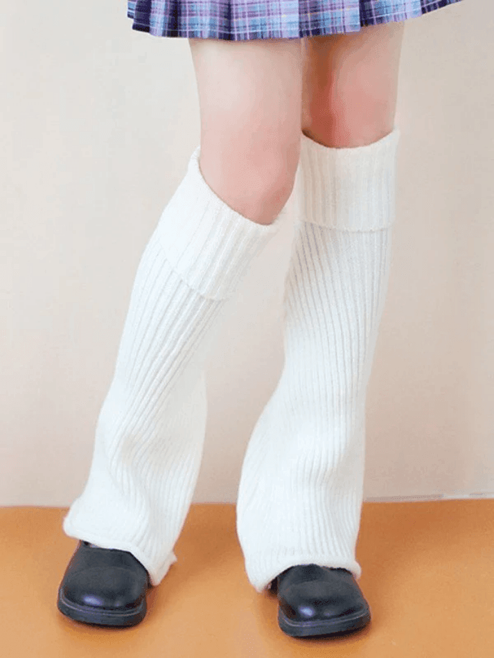 Ankle Flare Ribbed Knit Leg Warmer - AnotherChill