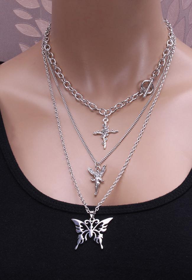 Butterfly Multi-layer Necklace AnotherChill