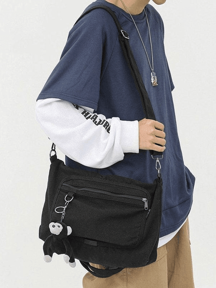 Cartoon Pendant Vintage Shoulder Bag - AnotherChill