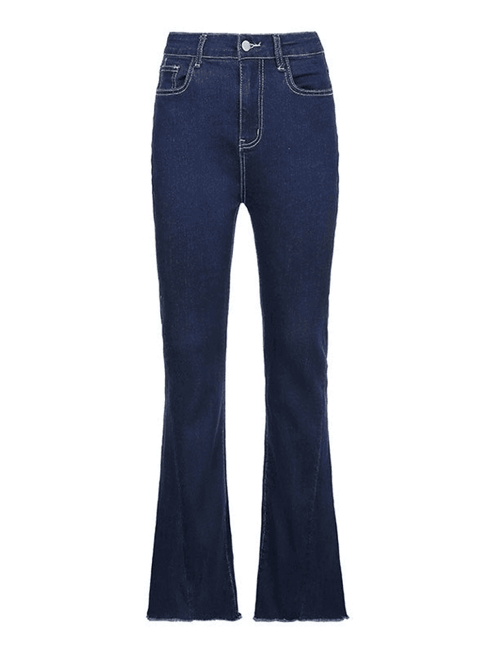 Classic High Waist Flare Jeans - AnotherChill