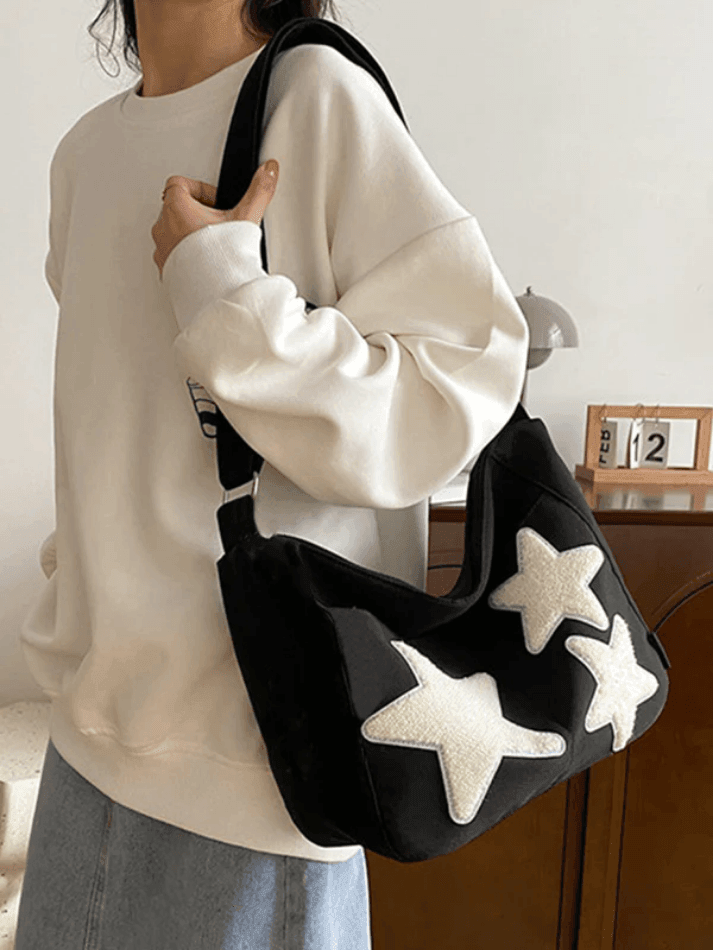 Cute Star Print Crossbody Bag - AnotherChill