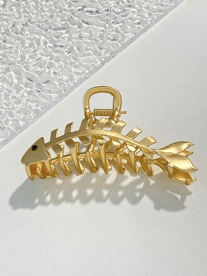 Fish Bone Large Hair Claw - AnotherChill