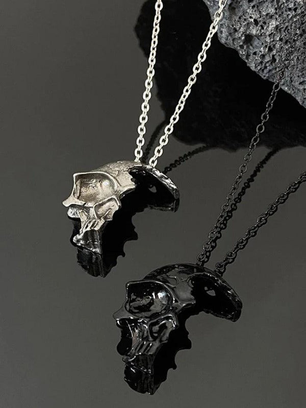 Gothic Skull Pendant Necklace - AnotherChill
