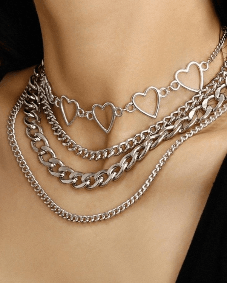 Heart Multilayer Necklace - AnotherChill