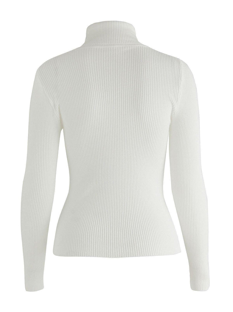 High Neck Jumper Knit Top - AnotherChill