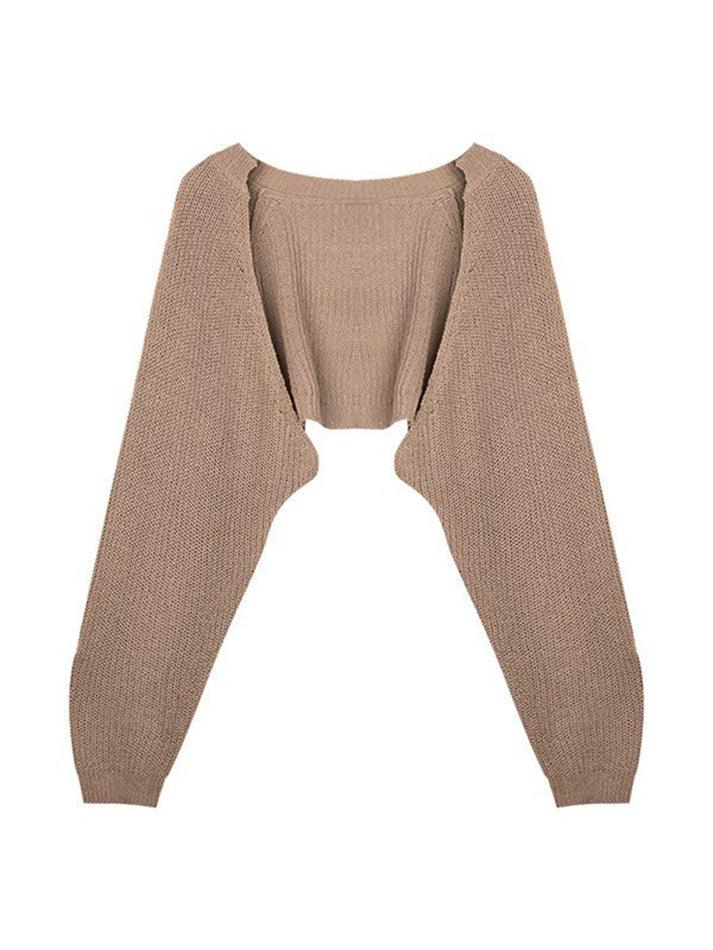 Open Front Bolero Knit Cardigan - AnotherChill