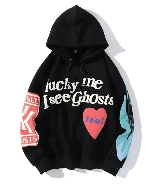 Letters Printed Long Sleeve Hoodie - AnotherChill