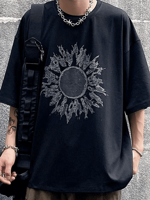 Men's Darkness Sun Graphic Tee - AnotherChill