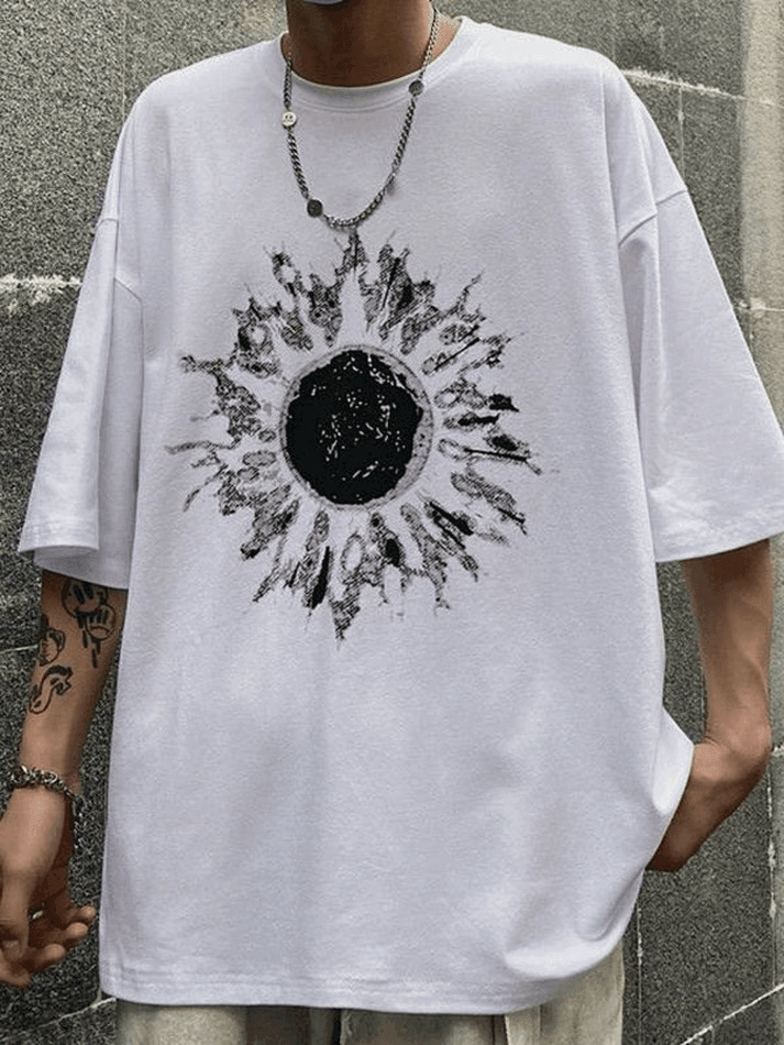 Men's Darkness Sun Graphic Tee - AnotherChill