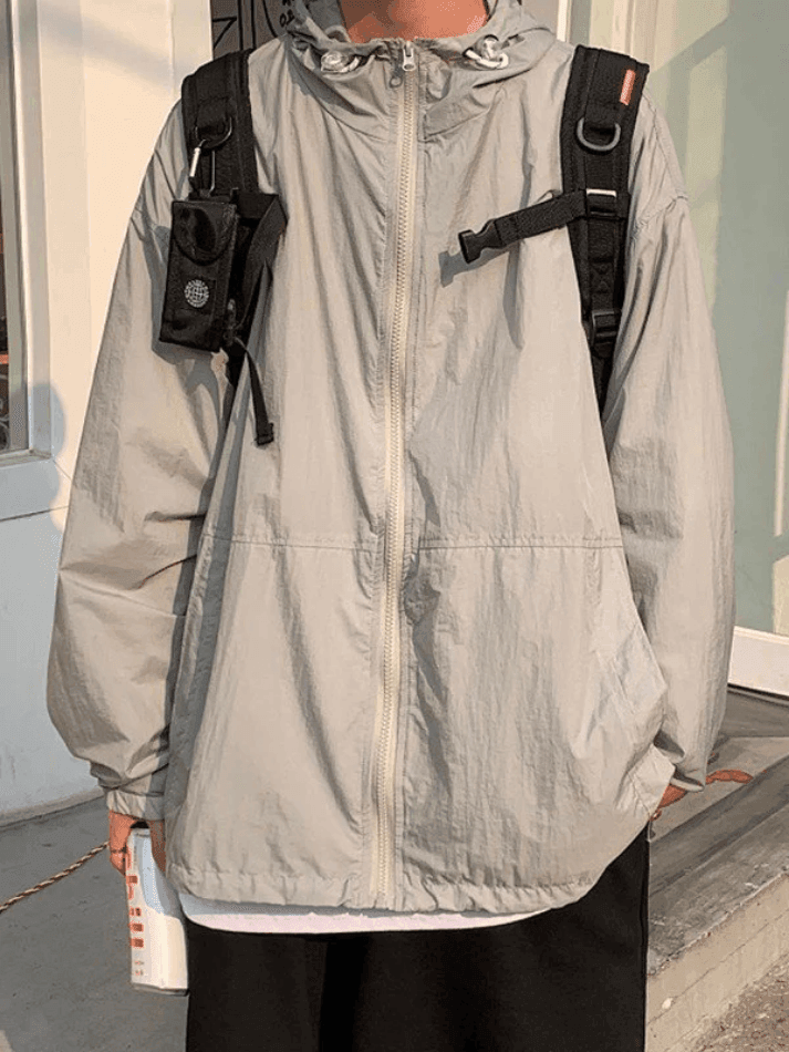 Men's Lightweight Zipper Hooded Jacket - AnotherChill