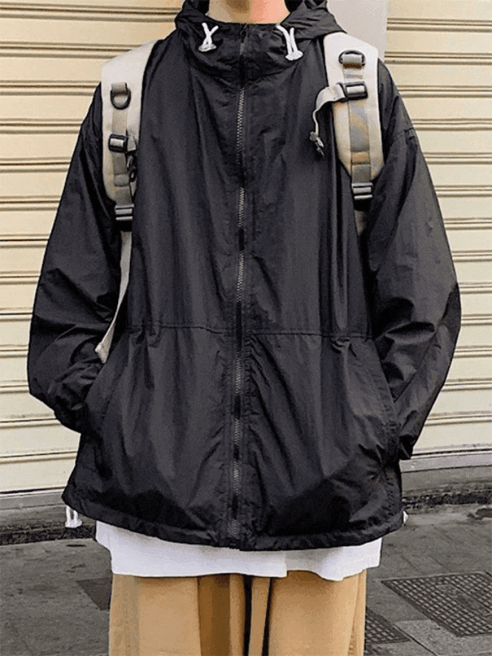 Men's Lightweight Zipper Hooded Jacket - AnotherChill