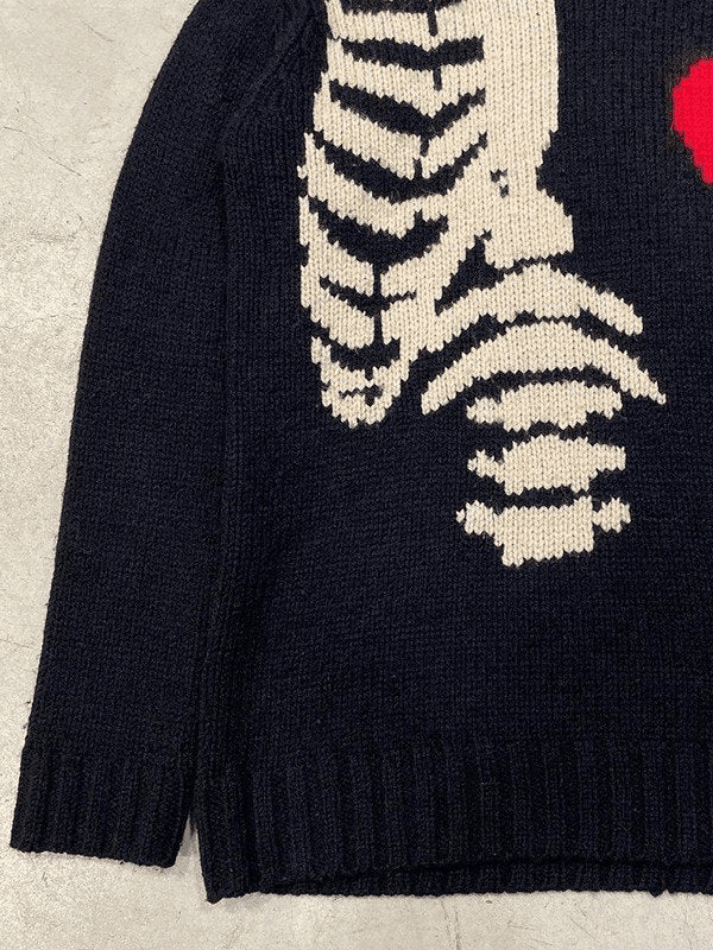 Men's Skeleton Jacquard Turtleneck Sweater - AnotherChill