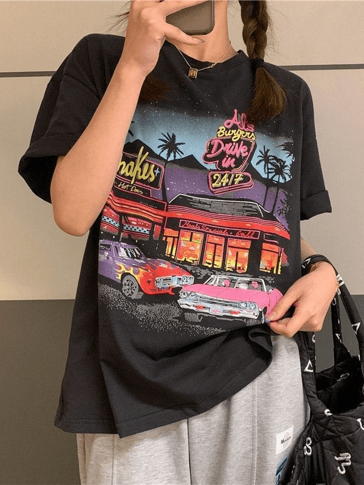 Motel Graphic Short Sleeve Tee - AnotherChill