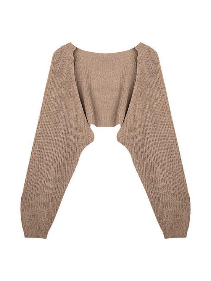 Open Front Bolero Knit Cardigan - AnotherChill