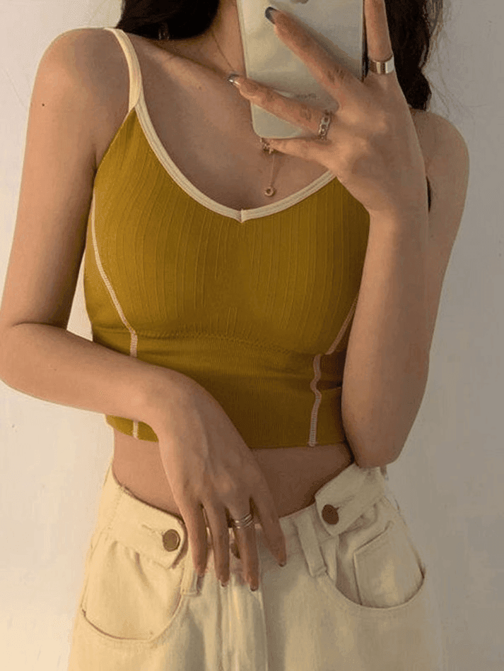 Padded Crop Cami Top - AnotherChill