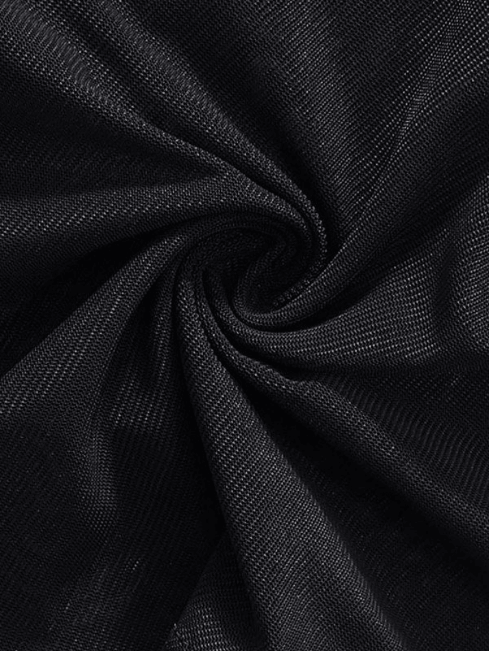 Paneled Mesh Strapless Black Bodysuit - AnotherChill