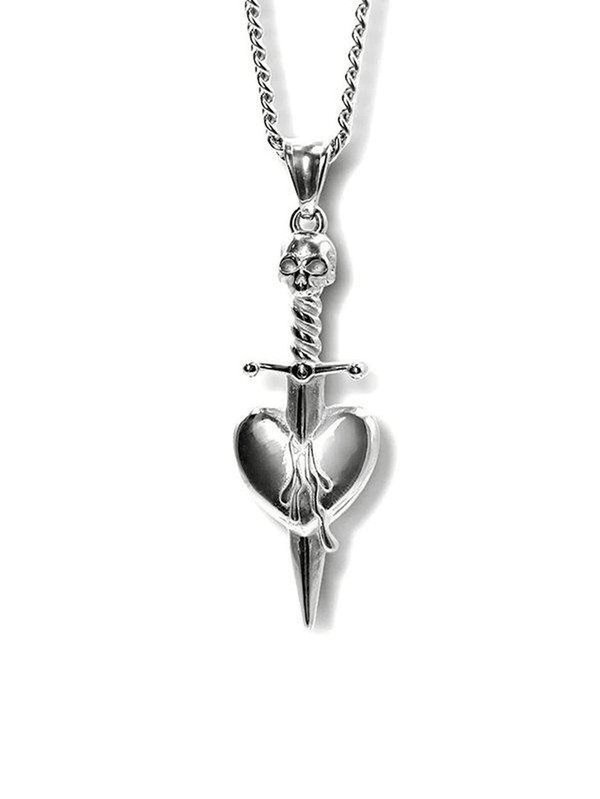 Skeleton Sword Pendant Necklace - AnotherChill