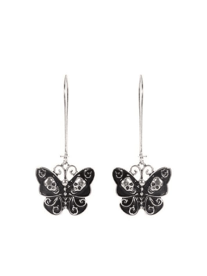 Skull Butterfly Earrings - AnotherChill