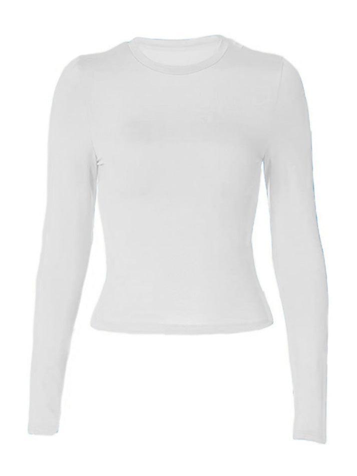 Solid Color Long Sleeve Top - AnotherChill