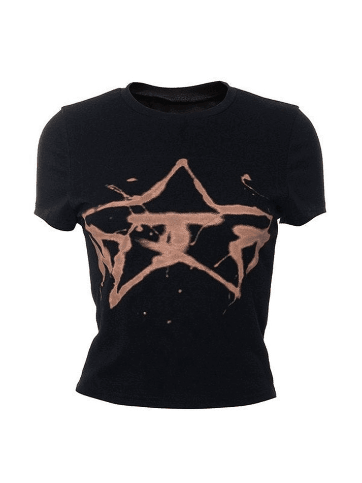 Splash Star Print Baby Tee - AnotherChill