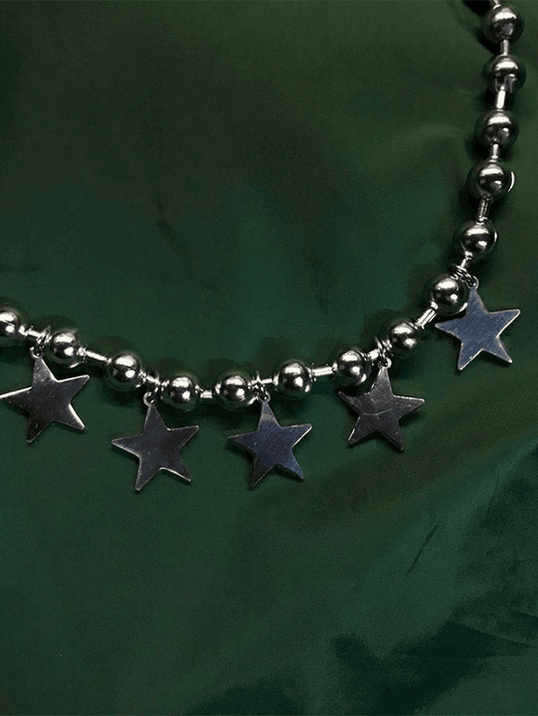 Star Charm Punk Beads Necklace - AnotherChill