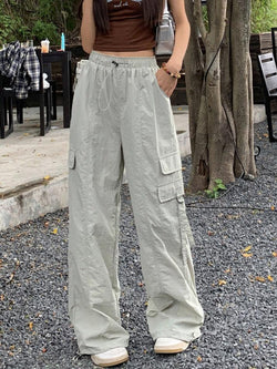 Street Parachute Wide Leg Pants - AnotherChill