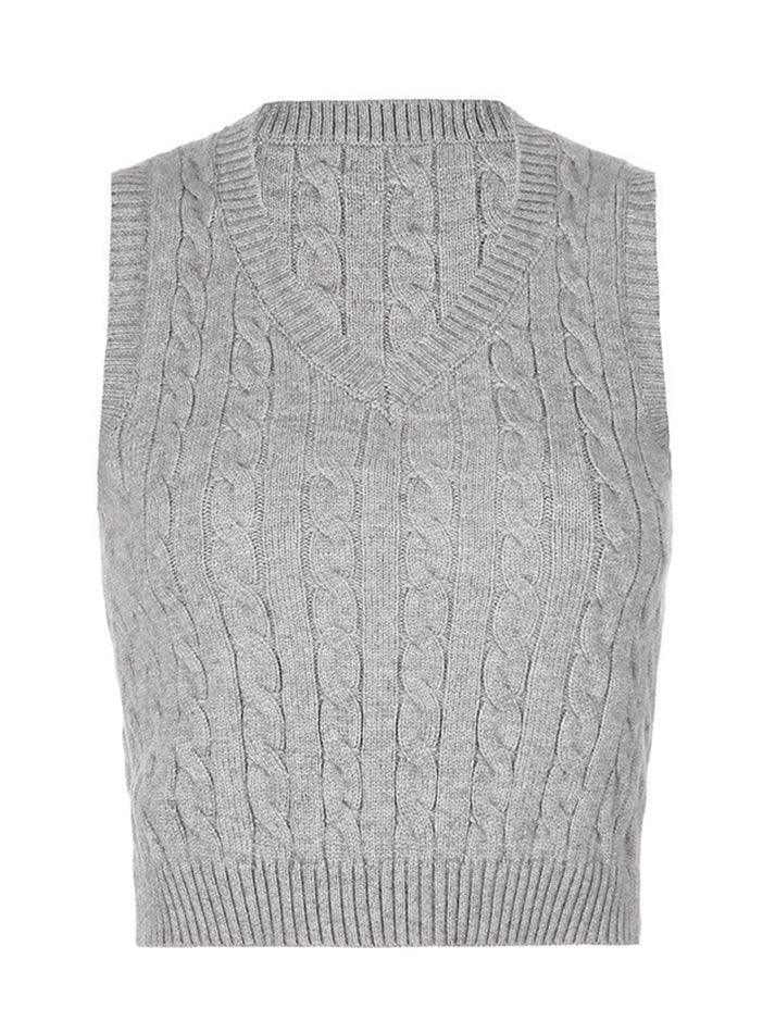 Twist Sweater Vest - AnotherChill