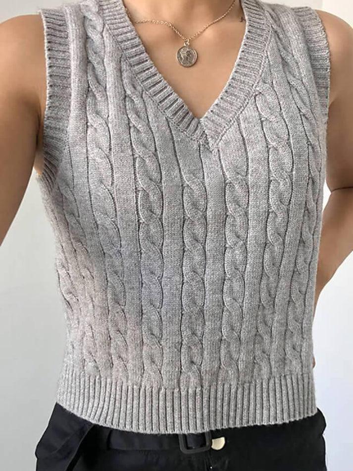 Twist Sweater Vest - AnotherChill