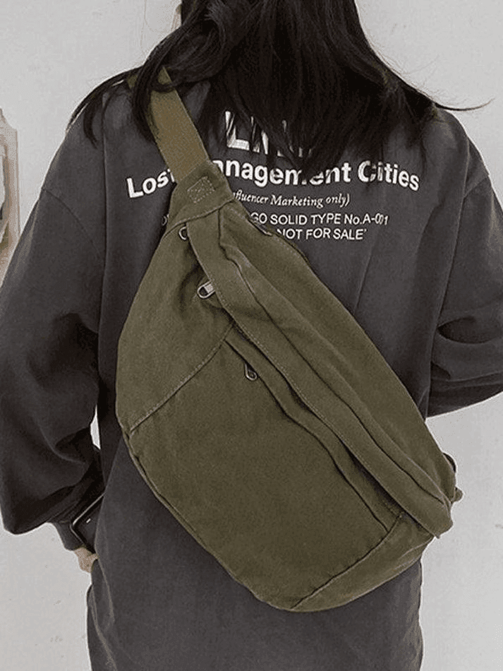 Vintage Wash Capacity Crossbody Bag - AnotherChill