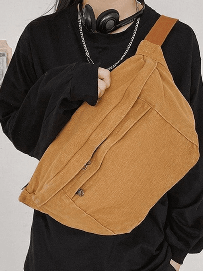 Vintage Wash Capacity Crossbody Bag - AnotherChill