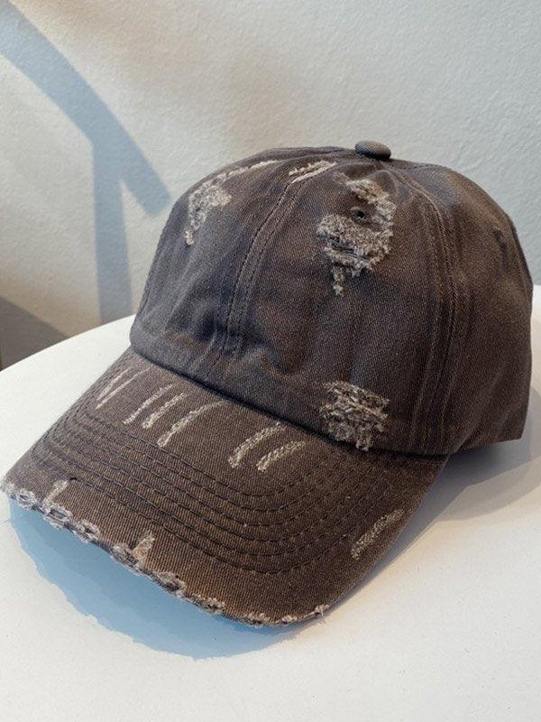 Vintage Wash Distressed Baseball Cap - AnotherChill