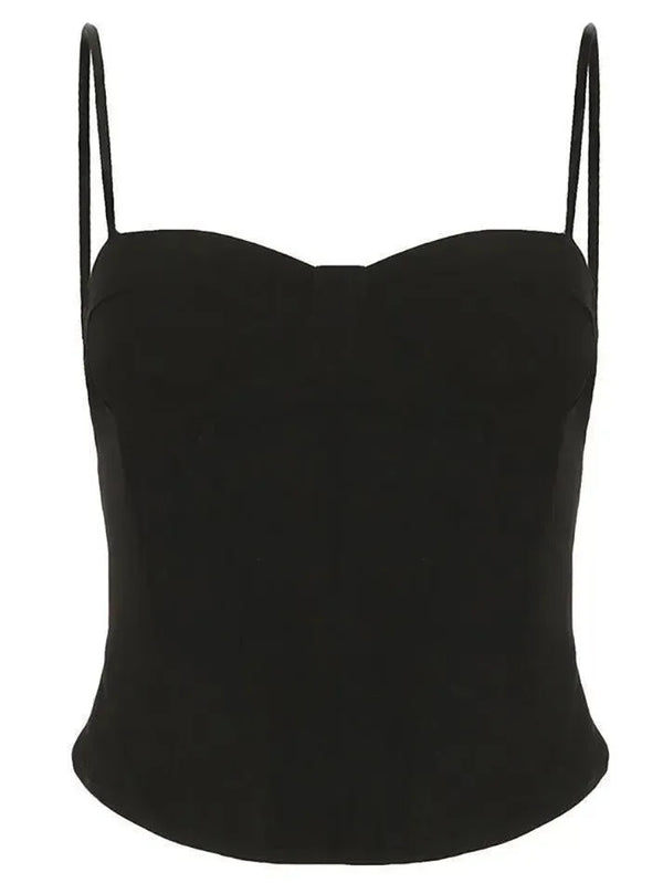 Vintage Zip-Up Corset Top - AnotherChill