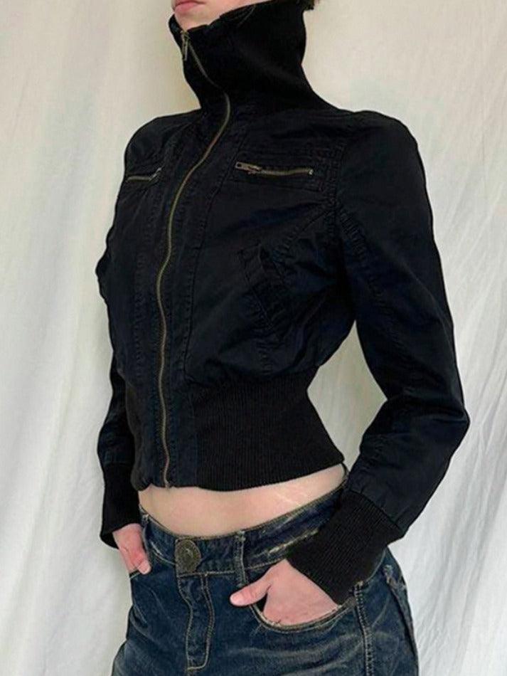 Waist Slimming Zipper Jacket - AnotherChill