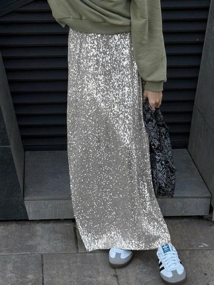 Glittering Sequin Maxi Dress - AnotherChill