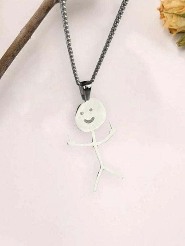 Funny Doodle Pendant Necklace - AnotherChill
