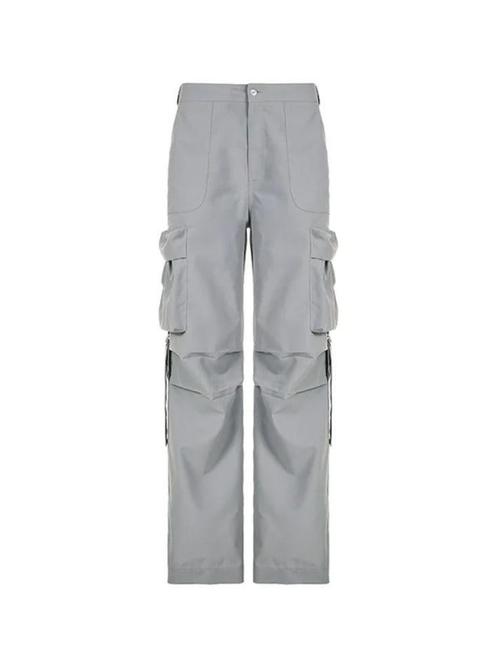 Low Rise Side Zip Up Cargo Pants - AnotherChill