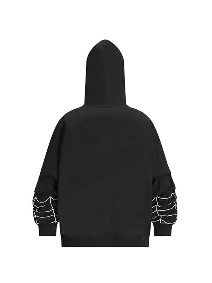 Men's Spider Man Styling Print Oversized Hoodie - AnotherChill