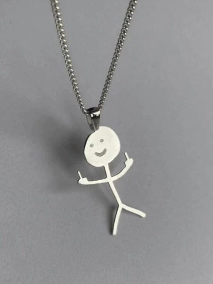 Funny Doodle Pendant Necklace - AnotherChill