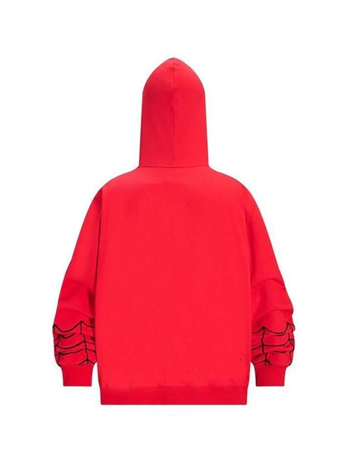 Men's Spider Man Styling Print Oversized Hoodie - AnotherChill