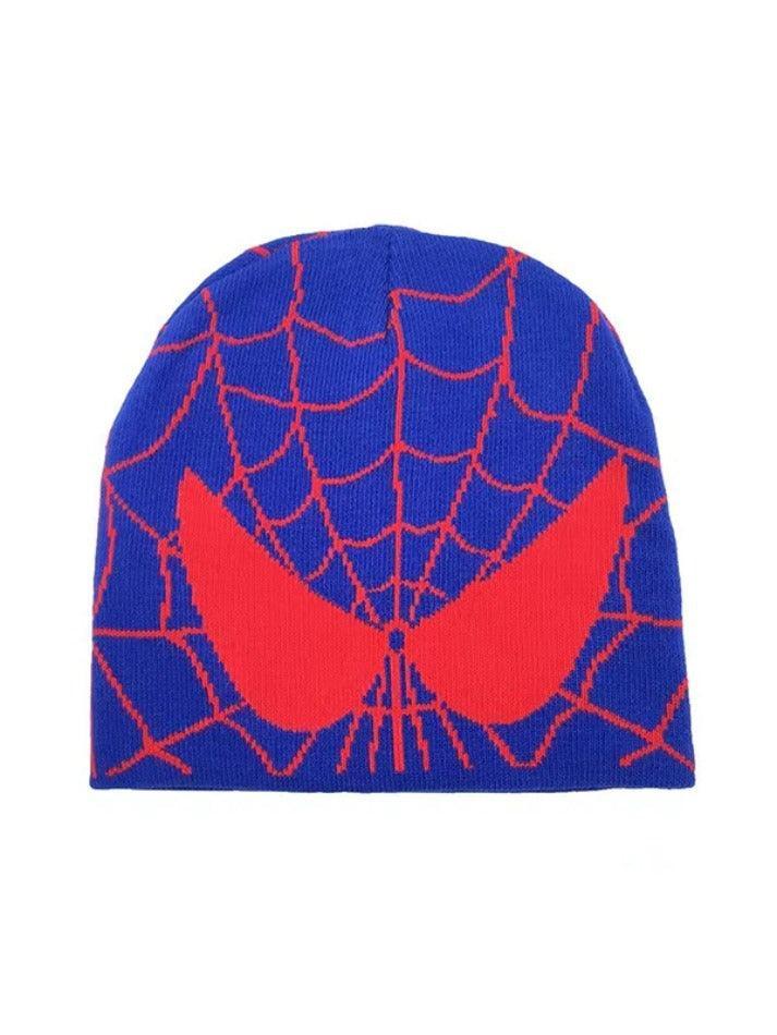 Spider Web Print Soft Beanie Hat - AnotherChill