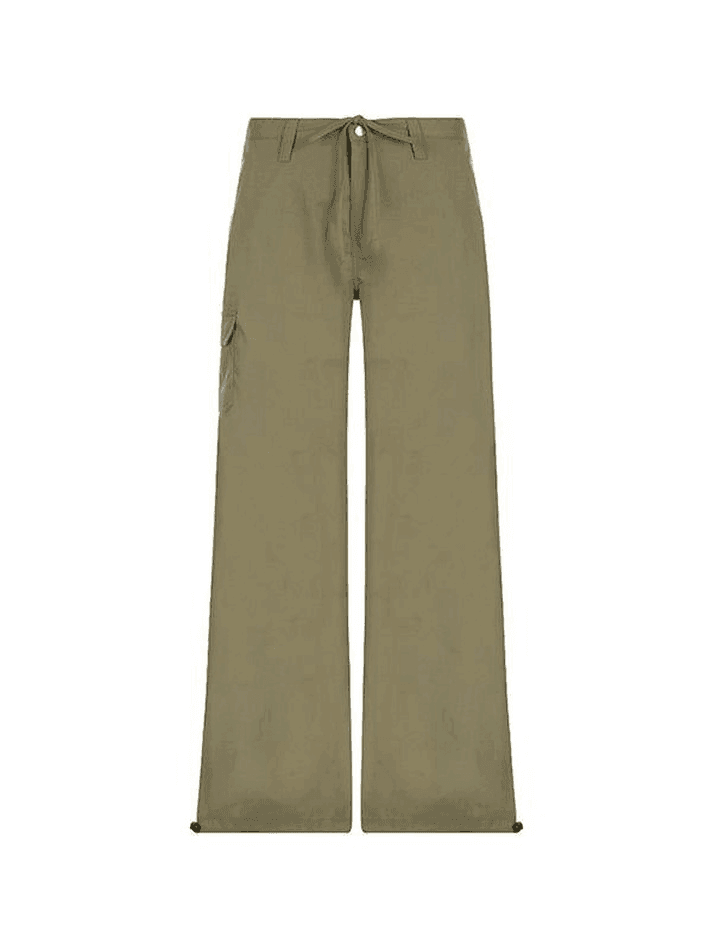 Straight Leg Pocket Cargo Pants - AnotherChill