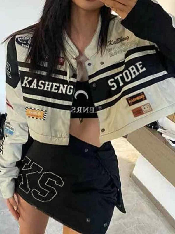 Vintage Print Removable Jacket - AnotherChill